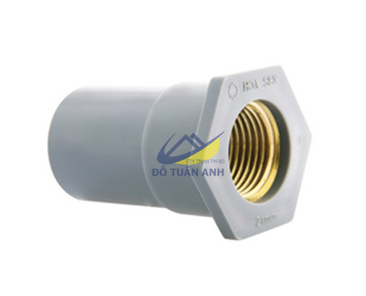 Nối PVC-U 27/ren trong thau 21 dày